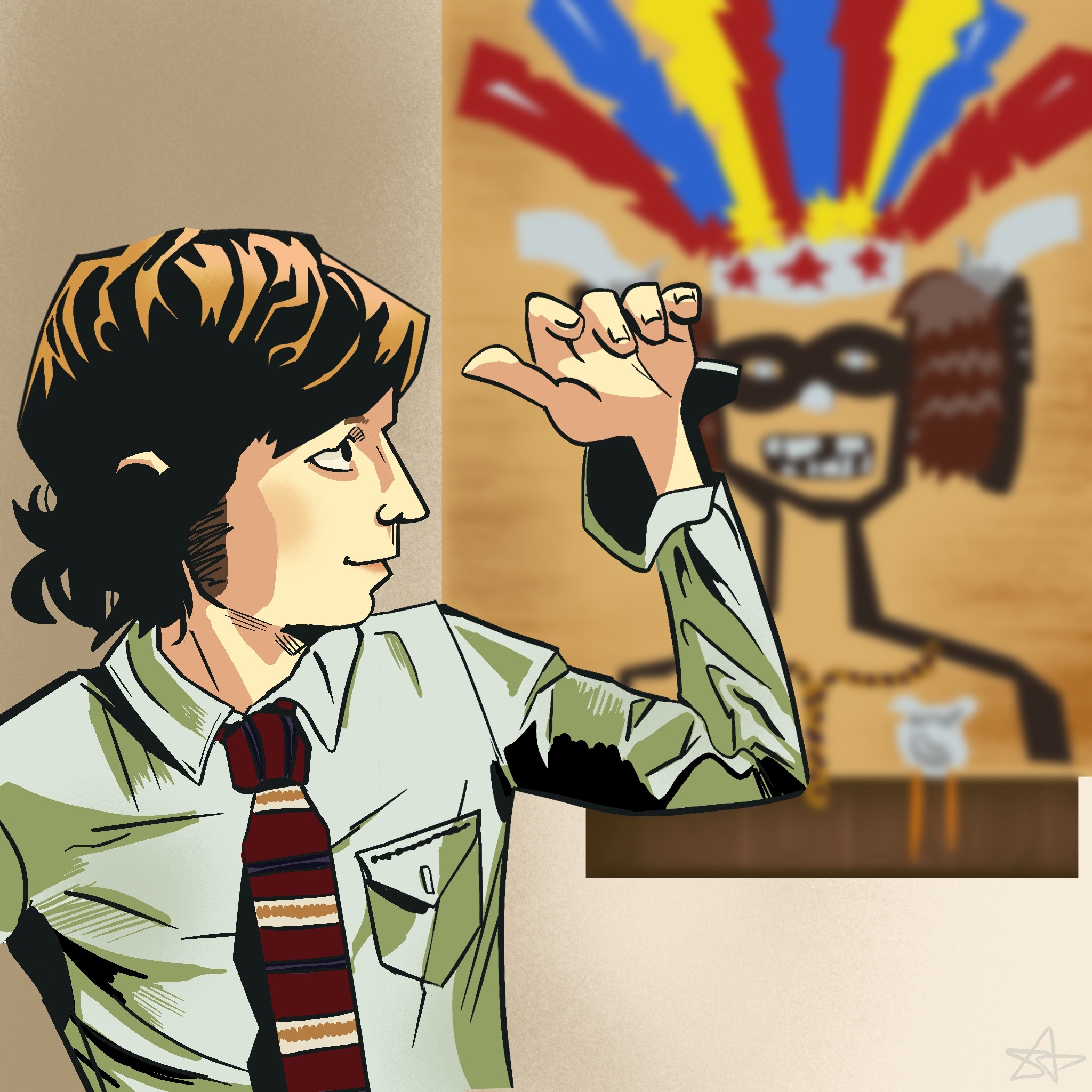 Portrait of Beck Hansen.