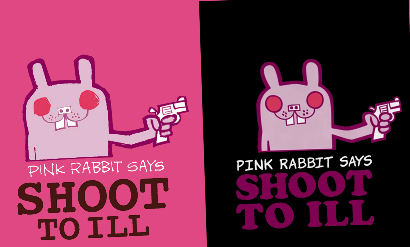 Comparison of both shirt designs.